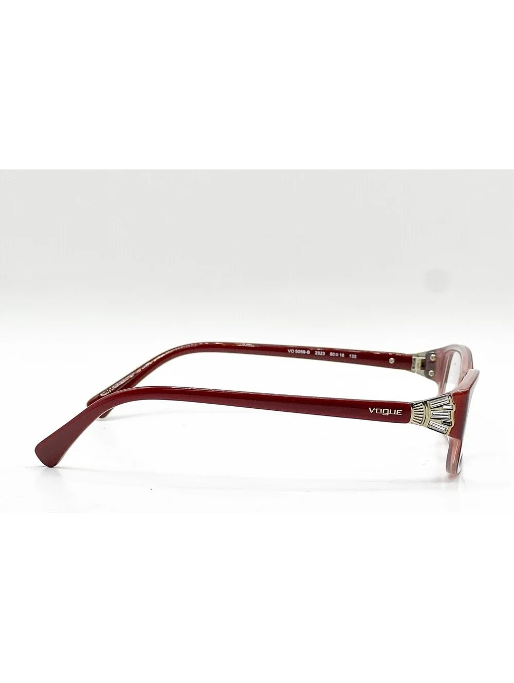 Vogue VO 5059-B 2323 Top Bordeaux on Opal Pink Authentic Eyeglass Frames 50-16